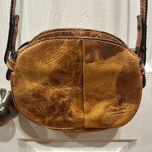 Patricia Nash Chania leather crossbody - Metallic Gold - NWOT